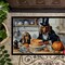 Edge Collections - 24" x 36" - Multicolor - Bloodhound Fall Kitchen Pumpkins Doormat Indoor Outdoor Rug - 1 Piece